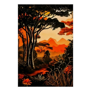 Tropical Twilight Poster