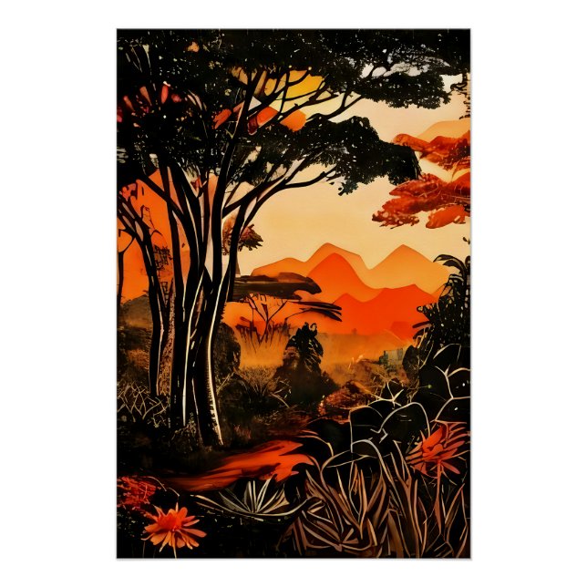 Tropical Twilight Poster (Front)