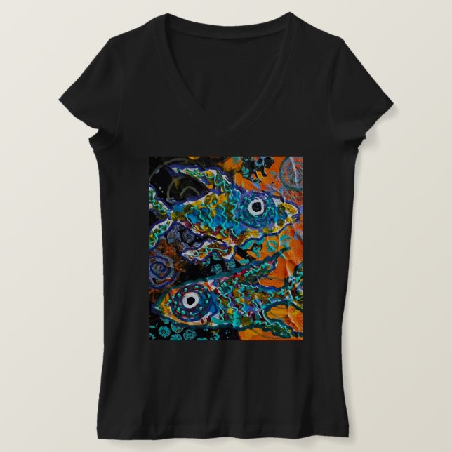 Tropical Two Fish T-Shirt (Design Front)
