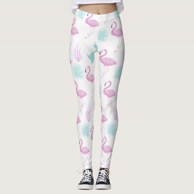 Tropical Vacation Leggings (Front)