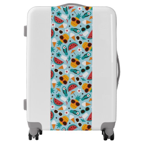Tropical Vacation Seamless Pattern Luggage
