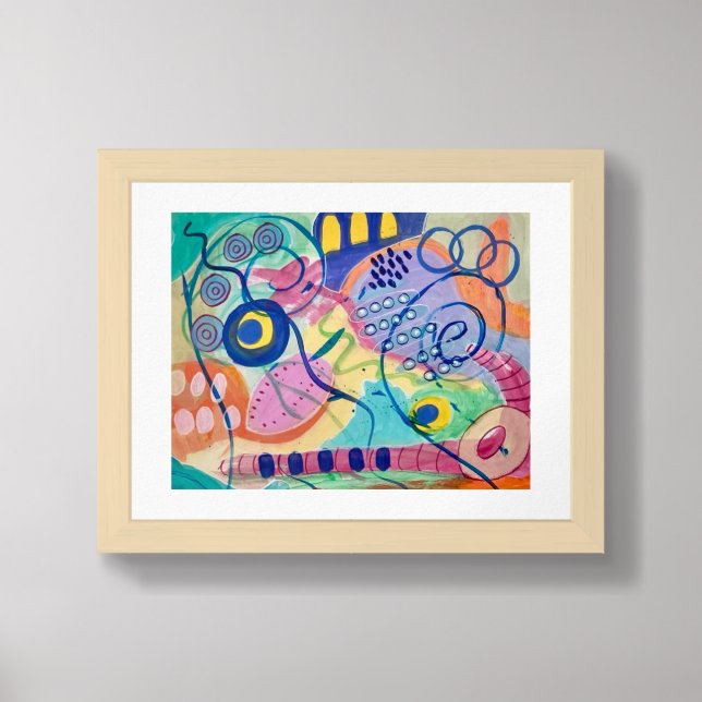 Tropical Vibes 3 Print (Framed Front)