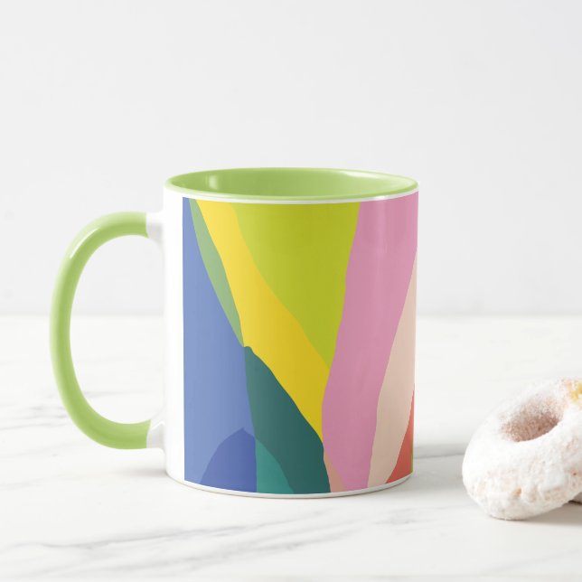 Tropical Vibes coffee mug (With Donut)
