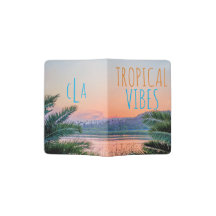 Tropical Vibes Dreamin' Sunrise Monogram