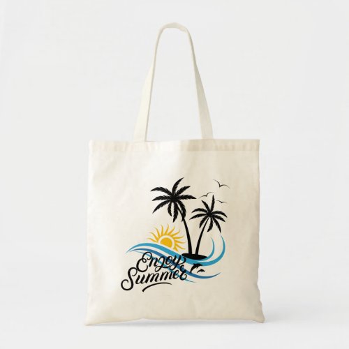 Tropical Vibes Fashionable Summer  Tote Bag