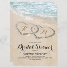 Tropical Vintage Beach Heart Bridal Shower