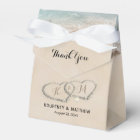 Tropical Vintage Beach Heart Shore Wedding