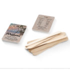 Tropical Vintage Beach Lights Wedding Program