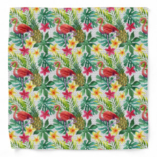 Tropical Watercolor Bandana