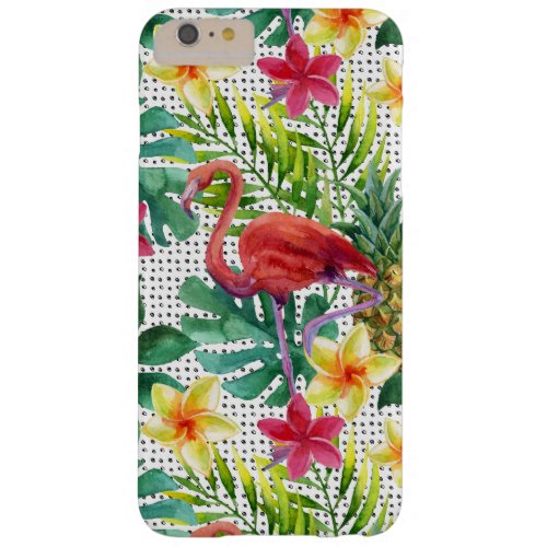 Tropical Watercolor Barely There iPhone 6 Plus Case