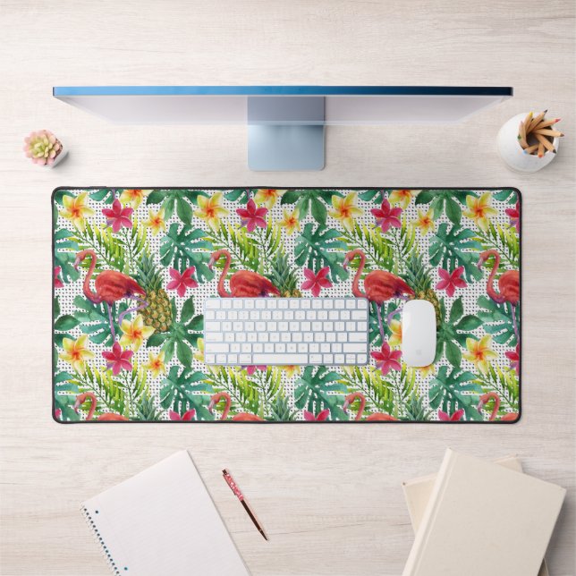 Tropical Watercolor Desk Mat (Office 1)