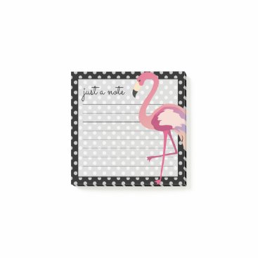 Tropical | Watercolor Flamingo Polka Dots Post-it Notes Tropical | Watercolor Flamingo Polka Dots Post-it Notes
