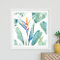 Tropical Watercolor Flower Botanicals and Greenery