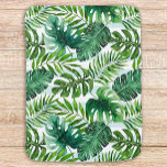 Tropical Watercolor Green Leaves Baby Blanket at Zazzle