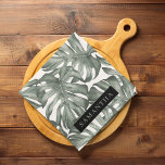 Tropical Watercolor Modern Oasis Leaves Pattern Kitchen Towel<br><div class="desc">Introducing our Tropical Watercolor Modern Oasis Leaves Pattern collection, now available on Zazzle! Immerse yourself in the vibrant beauty of nature with these stunning products featuring a contemporary twist on tropical foliage.Choose from a wide range of products to suit your needs and personal style. Whether you're looking for home decor...</div>