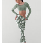 Tropical Watercolor Modern Oasis Leaves Pattern Leggings<br><div class="desc">Introducing our Tropical Watercolor Modern Oasis Leaves Pattern collection, now available on Zazzle! Immerse yourself in the vibrant beauty of nature with these stunning products featuring a contemporary twist on tropical foliage.Choose from a wide range of products to suit your needs and personal style. Whether you're looking for home decor...</div>