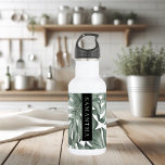 Tropical Watercolor Modern Oasis Leaves Pattern Stainless Steel Water Bottle<br><div class="desc">Introducing our Tropical Watercolor Modern Oasis Leaves Pattern collection, now available on Zazzle! Immerse yourself in the vibrant beauty of nature with these stunning products featuring a contemporary twist on tropical foliage.Choose from a wide range of products to suit your needs and personal style. Whether you're looking for home decor...</div>
