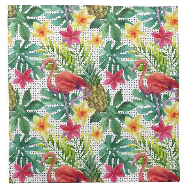 Tropical Watercolor Napkin (Front)