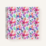 Tropical Watercolor Pattern Notebook
