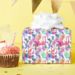 Tropical Watercolor Pattern Wrapping Paper