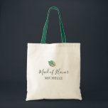 Tropical Watercolor Personalized Bridesmaid Tote Bag<br><div class="desc">Tropical Watercolor Personalized Bridesmaid Tote Bag. Scroll down and click on this collection to find matching items.</div>