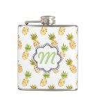 Tropical Watercolor Pineapple Pattern