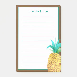 Tropical | Watercolor Pineapple Post-it Notes