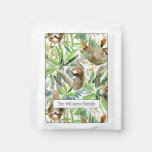 Tropical Watercolor Sloth Pattern Tea Bag Drink Mix