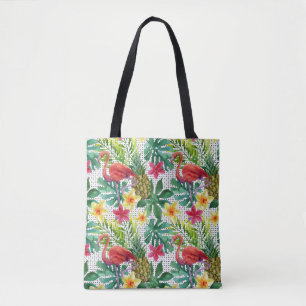 Tropical Watercolor Tote Bag