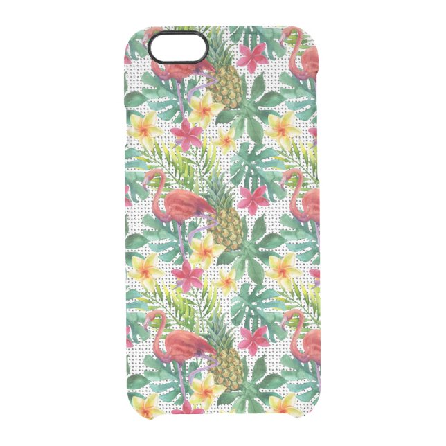 Tropical Watercolor Uncommon iPhone Case (Back)