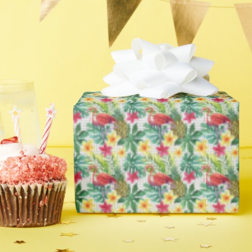 Tropical Watercolor Wrapping Paper