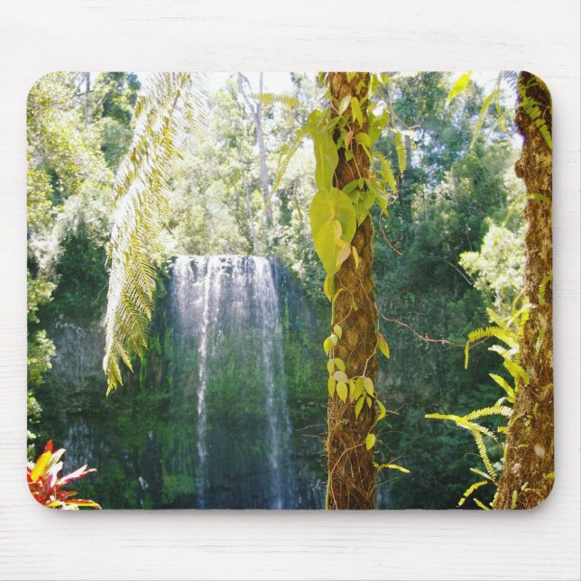 tropical waterfall mouse mat (Front)