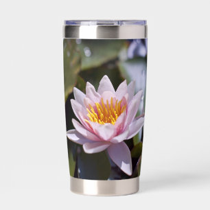 Tropical Waterlily Floral Botanical Design Insulated Tumbler