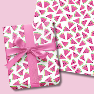 Tropical Watermelon Pattern Wrapping Paper Sheets