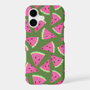 Tropical watermelon summer pattern iPhone 17 case