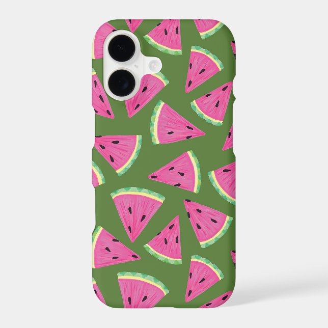 Tropical watermelon summer pattern Case-Mate iPhone case (Back)