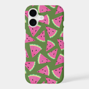 Tropical watermelon summer pattern iPhone 17 case