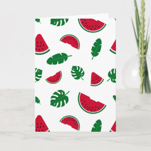 Tropical Watermelon Summer Sea Card