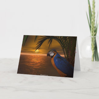 Tropical Waters Holiday Card