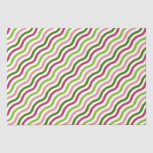 Tropical Wave Simple Stripe Tissue Paper