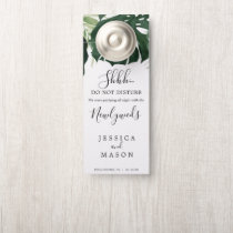 Tropical Wedding Door Hanger Do Not Disturb Tropical Wedding Door Hanger Do Not Disturb
