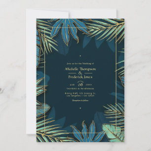 Tropical Wedding Invitation
