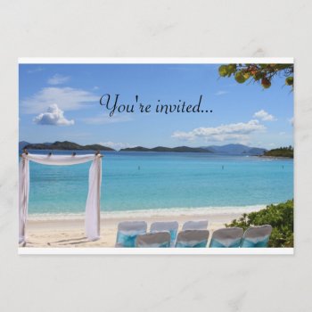 Tropical Wedding Invitation by Uncomplicated at Zazzle