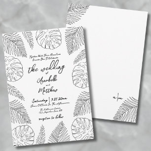 Tropical Wedding Invitation