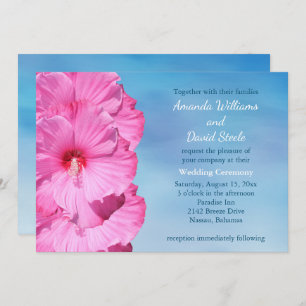 Tropical Wedding Invitation (watercolor)