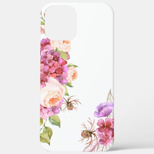 Tropical Wedding iPhone Case With Flowers