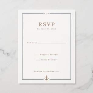 Tropical Wedding Letterpress Enclosure Card