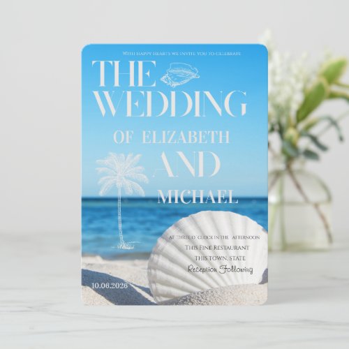 Tropical Wedding Ocean Beach Wedding