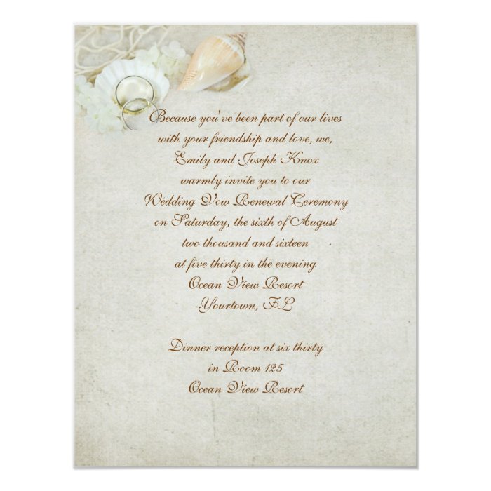 Standard Marriage Vows tropical wedding vow renewal card raff2275053e146af8e3511aa91392f69 zk91q 700 - Standard Marriage Vows