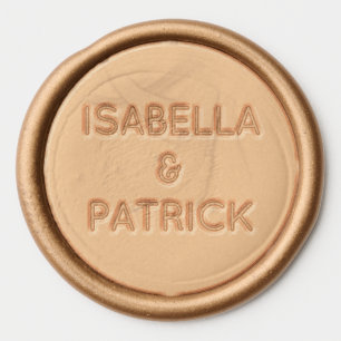 Tropical Wedding Wax Seal Sticker
